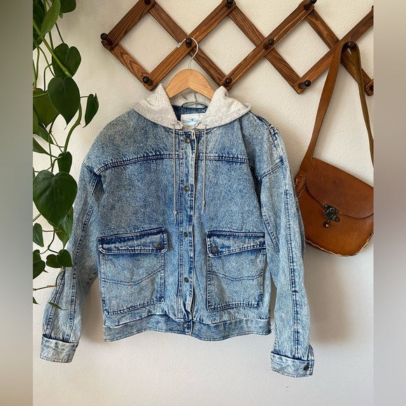 Vintage 80s Denim Sergio Valente Jacket Medium Acid Wash Sergio Valente Jacket - Picture 1 of 7
